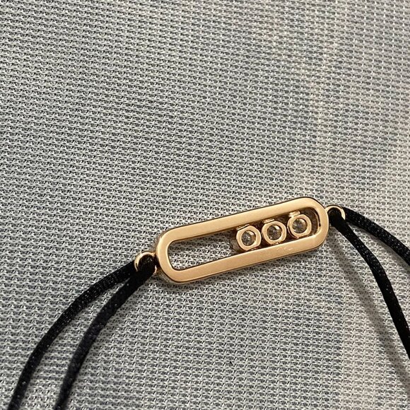 Messika Triple Diamond Slider Bracelet - Picture 2 of 5